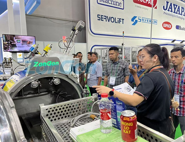 印尼展會現(xiàn)場