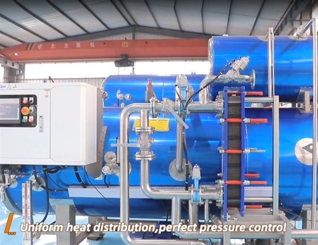 眾工全自動(dòng)噴淋殺菌鍋