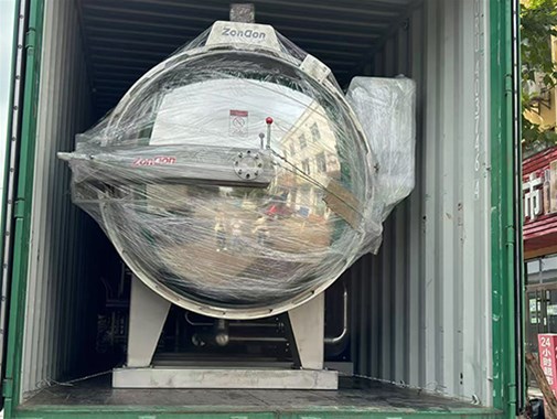 眾工機(jī)械 全自動(dòng)袋裝蔬菜高溫蒸汽殺菌鍋發(fā)貨俄羅斯